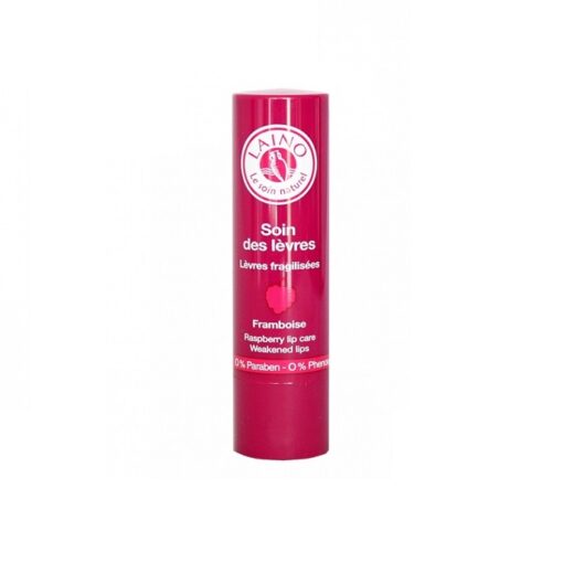 LAINO Soin des lèvres fragilisées goût framboise, 4g