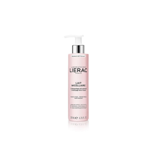 LIERAC LAIT MICELLAIRE DOUBLE NETTOYANT VISAGE ET YEUX - 200ml