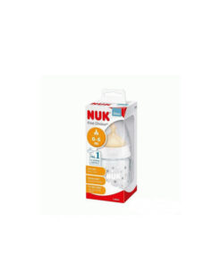 NUK BIBERON VERRE LARGE FIRST CHOICE 0-6M BLEU 120 ML