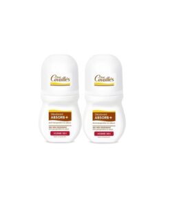 ROGE CAVAILLES DUO Déo-soin Absorb+ Homme 48h X2, 50ml