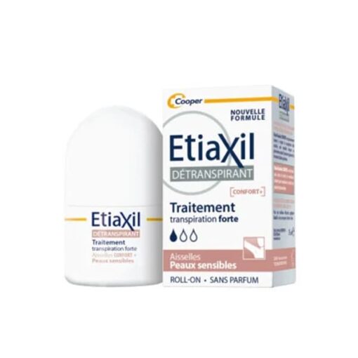 ETIAXIL ROLL-ON CONFORT+ DETRANSPIRANT AISSELLES PEAUX SENSIBLES 15ML