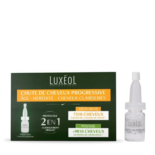 LUXEOL CHUTE DE CHEVEUX PROGRESSIVE 2EN1 BT 14 DOS