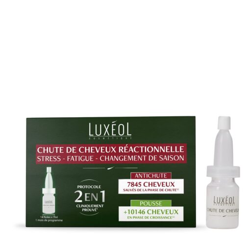 LUXEOL CHUTE DE CHEVEUX REACTIONNEL 2EN1 BT 14 DOS