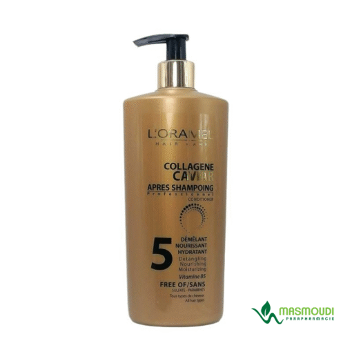 L'ORAMEL Apres Shampoing collagène + caviar 500ML